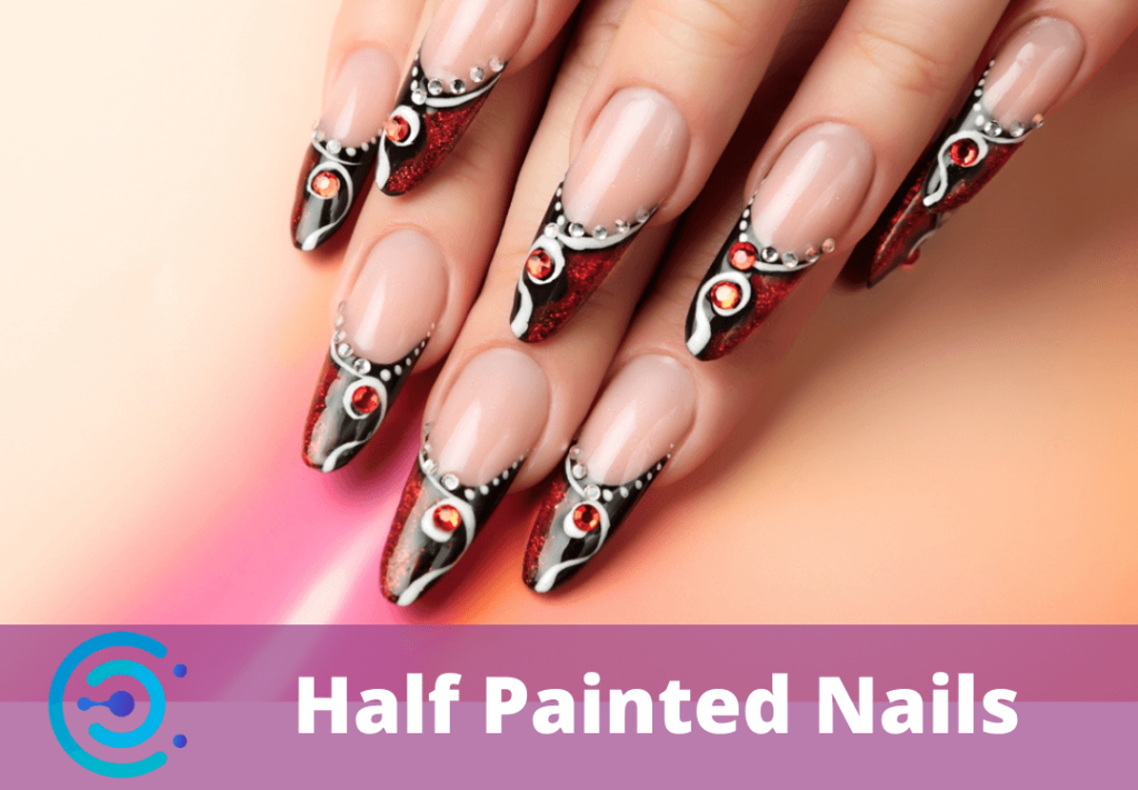 Half Painted Nails